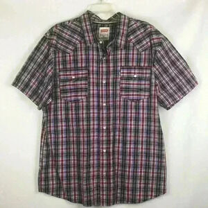 Levi's 100% Cotton Western Modern Pearl Snap Shirt